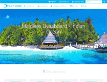 Tablet Screenshot of dive-and-cruise.com